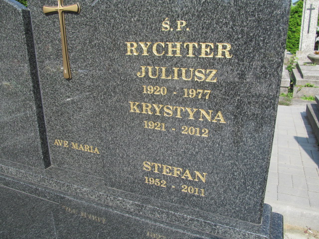 Stefan Rychter 1951 Pabianice - Grobonet - Wyszukiwarka osób pochowanych