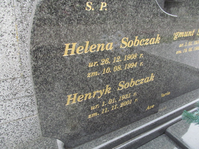 Helena Sobczak 1908 Pabianice - Grobonet - Wyszukiwarka osób pochowanych