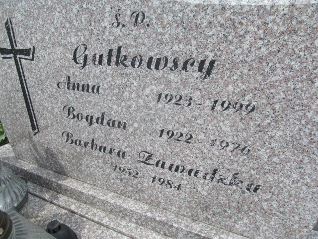 Barbara Zawadzka 1952 Pabianice - Grobonet - Wyszukiwarka osób pochowanych