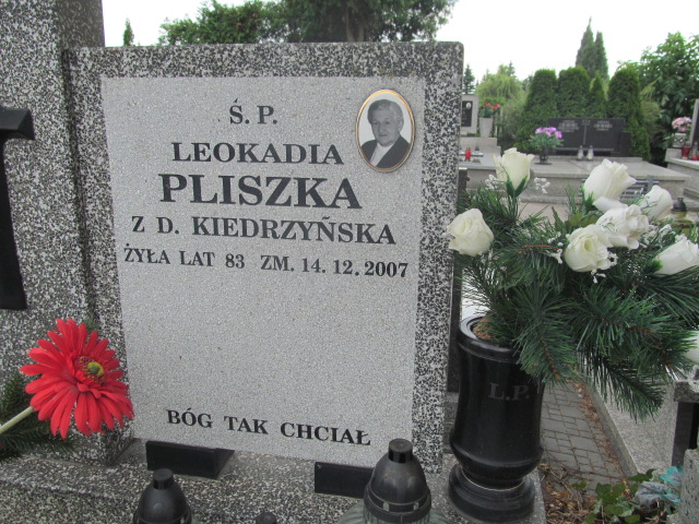 Leokadia Pliszka Pabianice - Grobonet - Wyszukiwarka osób pochowanych