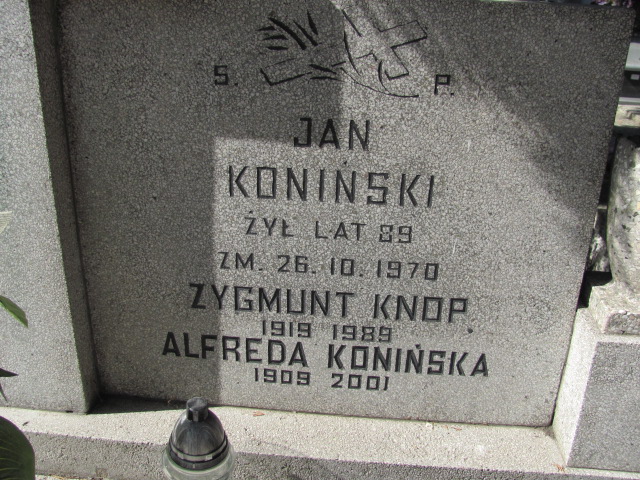 ZENOBIUSZ Knop 1948 Pabianice - Grobonet - Wyszukiwarka osób pochowanych