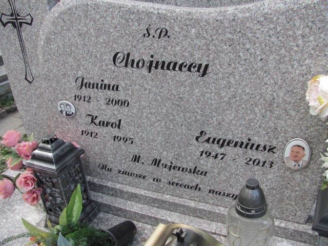 Janina Chojnacka 1912 Pabianice - Grobonet - Wyszukiwarka osób pochowanych