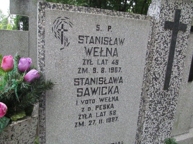 Stanisław Wełna 1919 Pabianice - Grobonet - Wyszukiwarka osób pochowanych