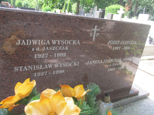 Janina Jaszczak Osmulska 1905 Pabianice - Grobonet - Wyszukiwarka osób pochowanych