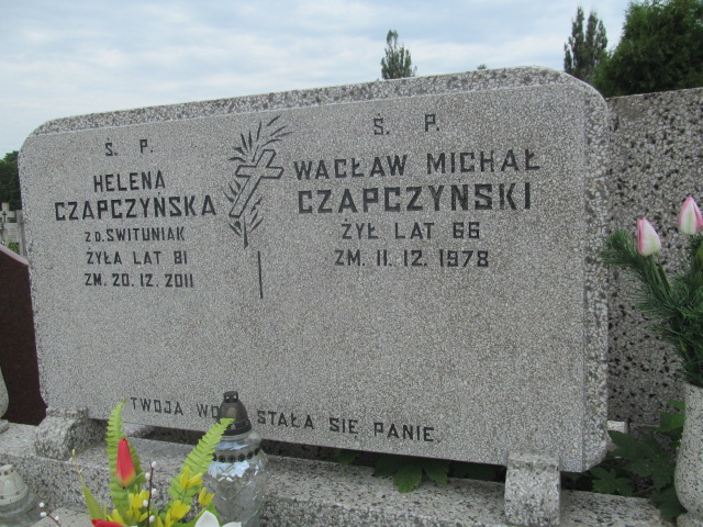 WACŁAW MICHAŁ Czapczyński Pabianice - Grobonet - Wyszukiwarka osób pochowanych