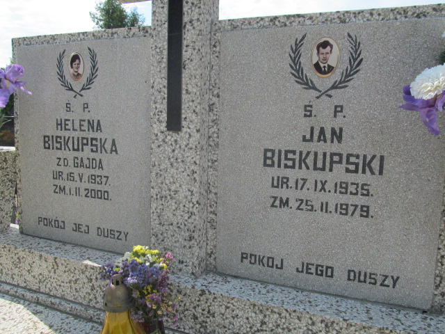 Jan Biskupski 1935 Pabianice - Grobonet - Wyszukiwarka osób pochowanych