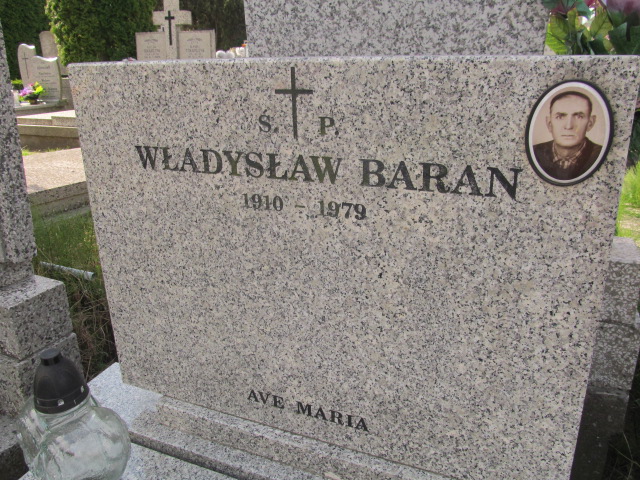 Władysław Baran 1910 Pabianice - Grobonet - Wyszukiwarka osób pochowanych