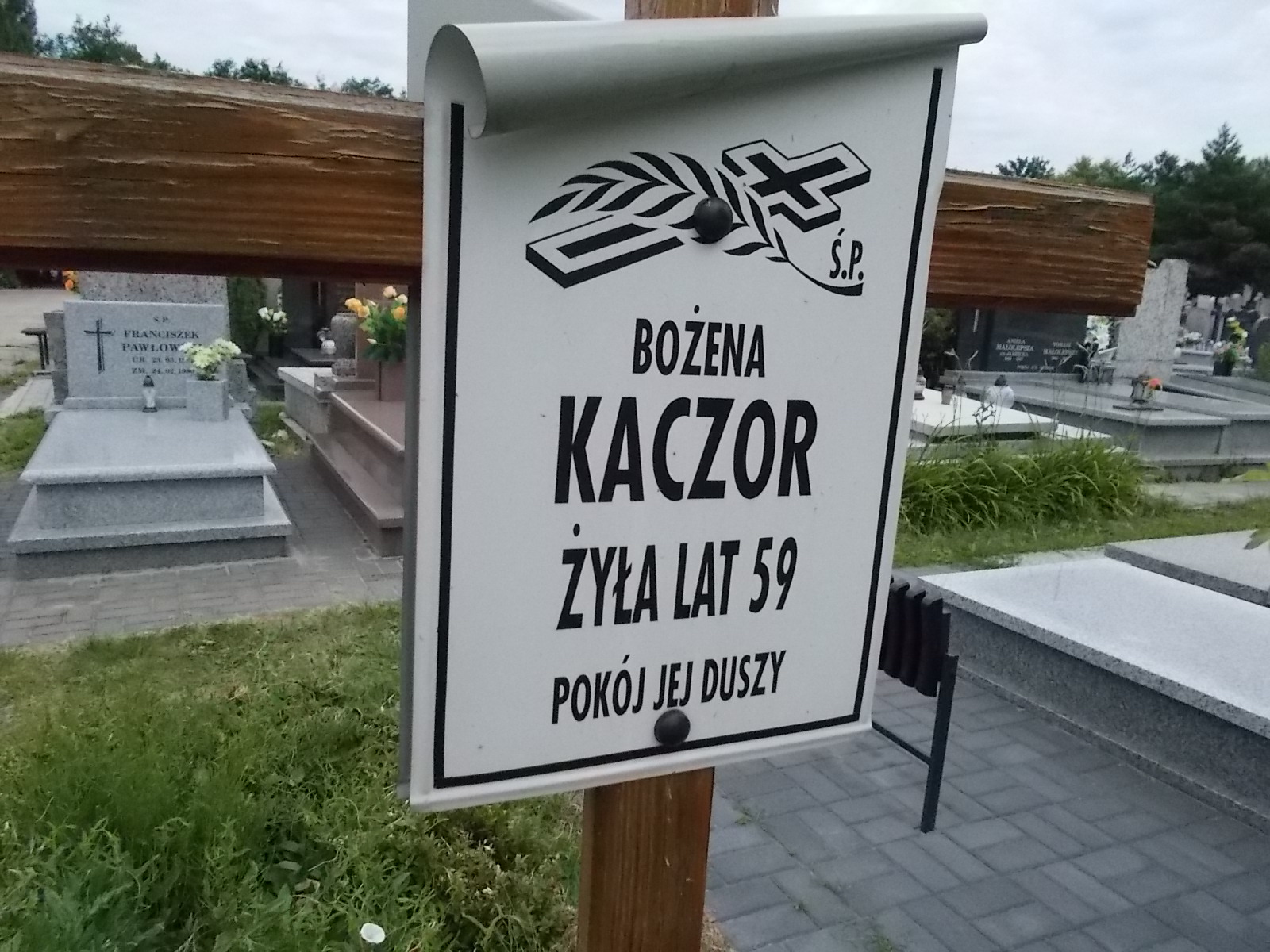 Bożena Kaczor Pabianice - Grobonet - Wyszukiwarka osób pochowanych